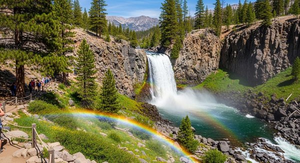 Why is Rainbow Falls Mammoth Lakes the most stunning waterfall experience?